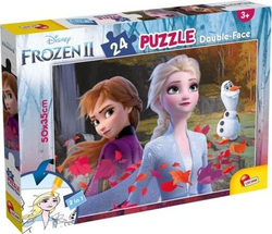 Fotoja e Lojë enigme me dy anë Lisciani Plus 24 Frozen 2