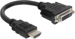 Fotoja e Kabllo Delock AV Adapter HDMI - DVI-I, e zezë