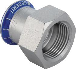 Fotoja e Konektor Geberit Mapress Edelstahl F (31804), 18 mm x 3/4"
