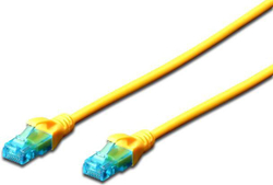 Fotoja e Kabllo patchcord Digitus Cat. 5e, U/UTP, 5m, e verdhë