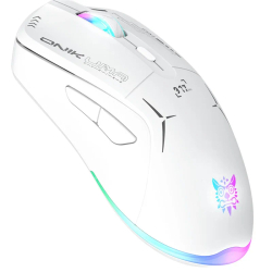 Fotoja e Maus Onikuma RGB CW917, 2.4Ghz, i bardhë