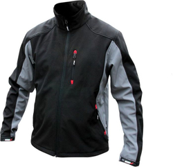 Fotoja e Xhaketë pune për meshkuj Dedra Softshell (BH6KS-S), S, e zezë