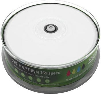 Fotoja e Set me disqe DVD-R MediaRange, 4.7GB, 16x 25pcs