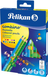 Fotoja e Ngjyra druri Pelikan Combino, 12 copë