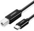 Fotoja e Kabllo për printer UGREEN USB-C - USB-B, 2m, e zezë, Picture 1