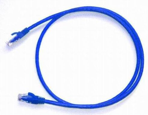 Fotoja e Kabllo NetRack Patchcord RJ45 BZPAT0P56B, Cat. 6, UTP, 0.5m, e kaltër