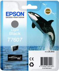 Fotoja e Ngjyrë për printer Epson Ink T7607 UltraChrome HD Ink, e hirtë