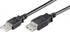 Fotoja e Kabllo Techly USB A - USB A 686221, 0.3m, e zezë, Picture 1