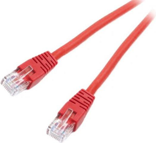 Fotoja e Kabllo rrjeti Gembird RJ-45/RJ-45, kat. 6, U/UTP, 0.25m, e kuqe