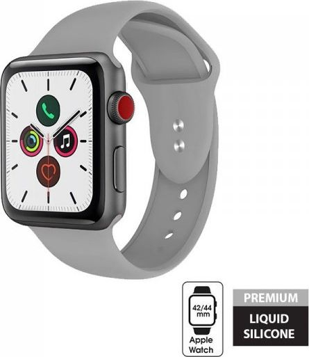 Fotoja e Rrip për Apple Watch Crong Liquid Band, 42 / 44mm, i hirtë