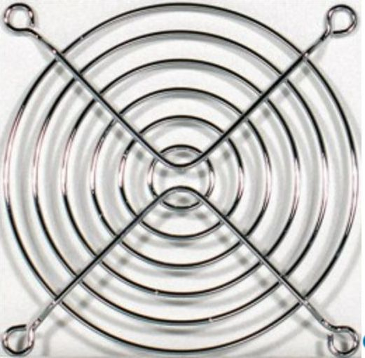 Fotoja e Grilë mbrojtëse për ventilator Ohne hersteller(FGR-92S), 92mm, e argjendtë