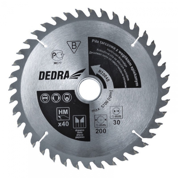 Fotoja e Sharrë rrethore Dedra H450100, 450 x 30 mm