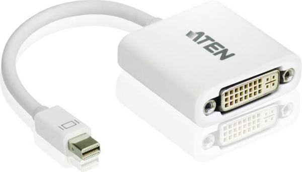 Fotoja e Përshtatës Aten DisplayPort Mini - DVI-I AV (VC960-AT), i bardhë