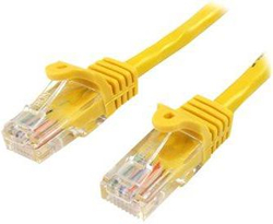 Fotoja e Kabllo rrjeti StarTech RJ-45, Cat5e, 0.5 m, e verdhë