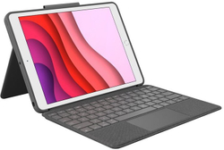 Fotoja e Mbrojtëse Logitech me tastierë Combo Touch për Apple iPad (gjenerata 7 / 8), CZ, e zezë