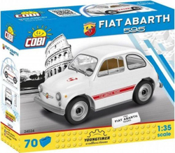 Fotoja e Makinë lodër Cobi Youngtimer Collection Fiat Abarth 500 1965, i bardhë