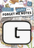 Fotoja e Letër ngjitëse për shënim Forget Me Not G, Picture 1