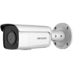 Fotoja e Kamerë sigurie Hikvision DS-2CD2T46G2-ISU/SL, 4 MP, 2688 x 1520, me mikrofon të integruar, me detektim të lëvizjes, e bardhë