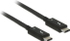 Fotoja e Kabllo Delock Thunderbolt - Thunderbolt USB, 0.5m, e zezë, Picture 1