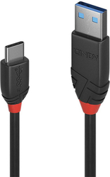 Fotoja e Kabllo Lindy USB A - USB C 36915, 0.5m, e zezë
