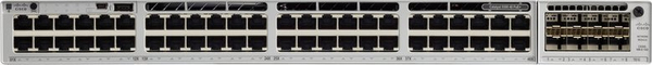 Fotoja e Ndërprerës Cisco CATALYST 9300, i argjendtë