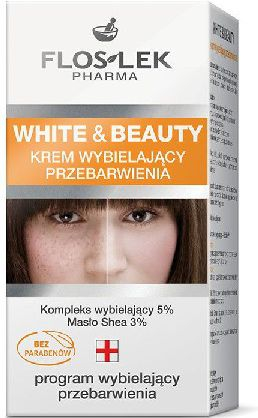 Fotoja e Krem zbardhues FLOSLEK White and Beauty, 50 ml