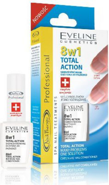 Fotoja e Llak Eveline Nail Therapy 8in1, 12ml