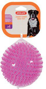 Fotoja e Lodër për qen Zolux TPR Pop Ball, 13 cm, rozë