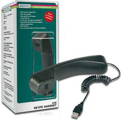 Fotoja e Kufje Digitus (DA-70772), USB, të zeza