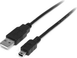 Fotoja e Kabllo StarTech, USB-A - miniUSB, 2 m, e zezë