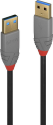 Fotoja e Kabllo rrjeti Lindy 36751 USB 3.0 Type-A,e yeyë/ e hirtë