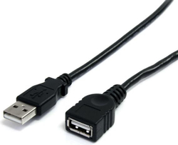 Fotoja e Kabllo StarTech USB-A-USB-A, 0.9m, e zezë
