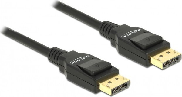 Fotoja e Kabllo Delock DisplayPort - DisplayPort, 1m, e zezë