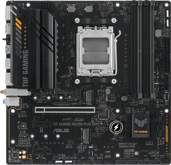 Fotoja e Pllakë amë ASUS TUF GAMING A620M-PLUS WIFI - AMD A620