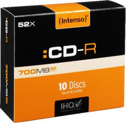 Fotoja e Set CD Intenso CD-R (1001622), 10 copë, 700 MB, 52x