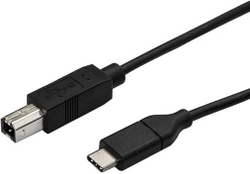 Fotoja e Kabllo StarTech USB-C - USB-B, 0.5 m, e zezë