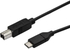 Fotoja e Kabllo StarTech USB-C - USB-B, 0.5 m, e zezë, Picture 1