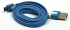 Fotoja e Kabllo USB USB-A - microUSB, 1m, e kaltër, Picture 1