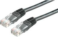 Fotoja e Kabllo rrjeti Roline, 2 x RJ-45, 0.5 m, e zezë