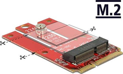 Fotoja e Përshtatës Delock Mini PCle - M.2 E-key