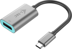Fotoja e Përshtatës I-TEC USB C - DisplayPort C31METALDP60HZ, i argjendtë