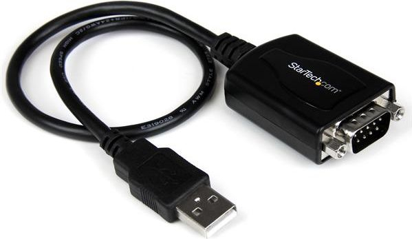Fotoja e Kabllo StarTech USB-A to DB-9, 0.4m, e zezë