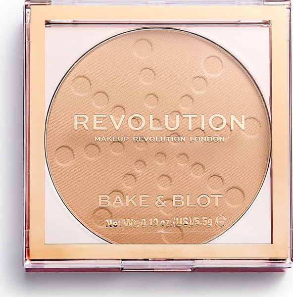 Fotoja e Pudër kompakte Makeup Revolution	Bake & Blot, Beige Stone, 5.5 g