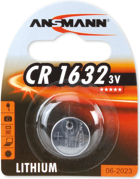 Fotoja e Bateri Ansmann CR1632, 120mAh