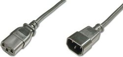 Fotoja e Kabllo zgjatuese e energjisë Digitus (AK-440201-012-S), tip IEC C14 - IEC C13, 1.2m, e zezë