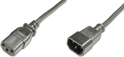 Fotoja e Kabllo zgjatuese e energjisë Digitus (AK-440201-012-S), tip IEC C14 - IEC C13, 1.2m, e zezë