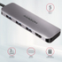Fotoja e Hub shumëfunksional AXAGON HUB 6në1 USB 3.2 Gen 1, 3x USB-A, HDMI, SD/microSD, PD 100W, kabllo USB-C 20cm, Picture 2