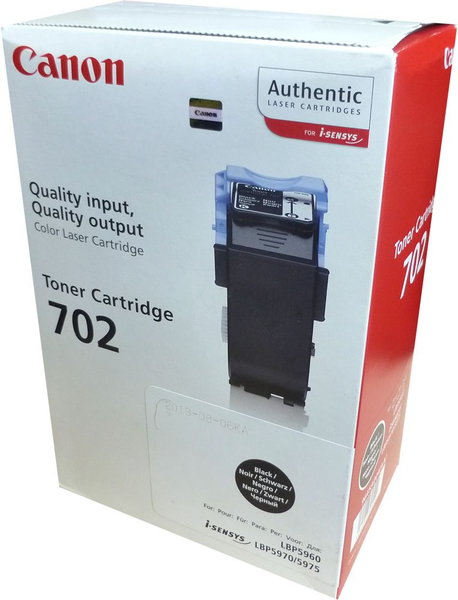 Fotoja e Ngjyrë Canon CRG-702, e zezë