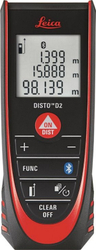 Fotoja e Matës me lazer Leica Geosystems Disto D2, i kuq