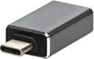 Fotoja e Përshtatës USB-C - USB, i argjendtë/i zi